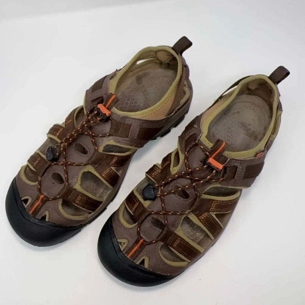 KEEN Newport H2 Sandals Mens Size 11.5 Brown Waterproof Hiking River 1002165